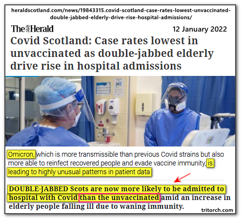 Double Jabbed More Likely To Be Hospitialized Than The Unvaccinated