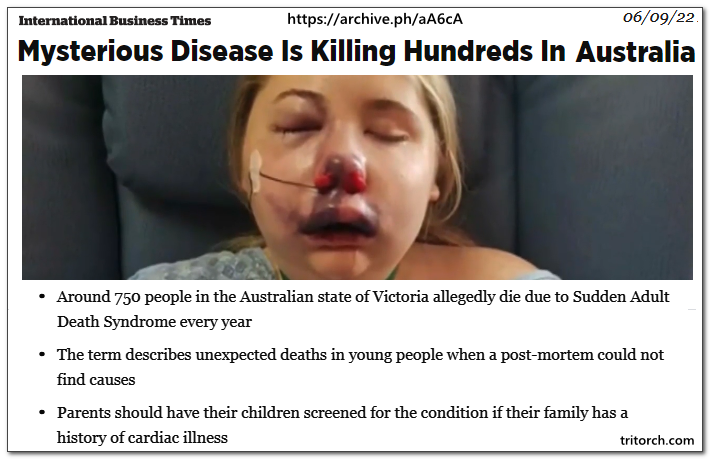 !MysteriousDiseaseKillHundredsInAustralia