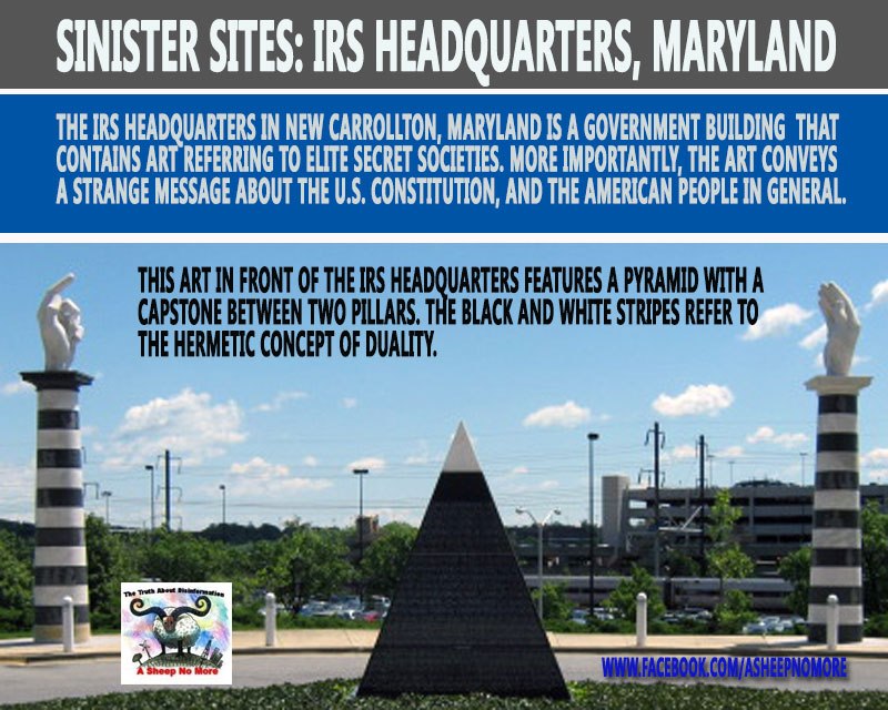 Occult IRS Headquarters in Maryland